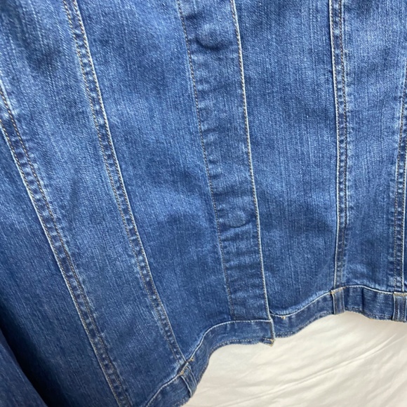 abella Rodriguez - Plus Size Jacket Dark Blue Jean 3X - Picture 5 of 13